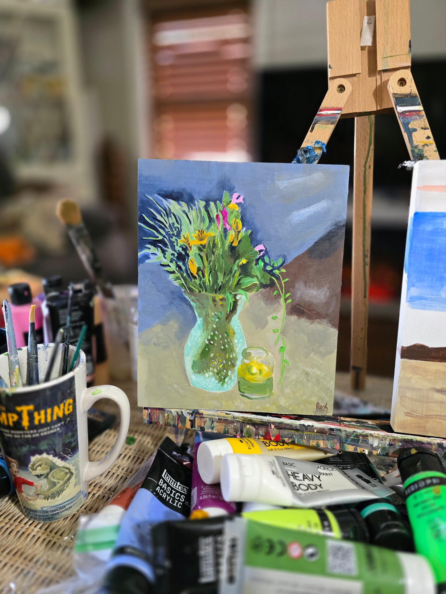 Home in August Painting